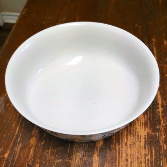 Villeroy & Boch 8 1/4" serving bowl discontinued Chinz Pattern Luxembourg - Picture 2 of 5
